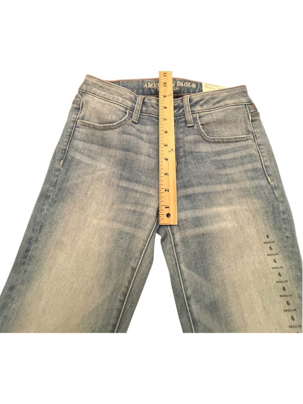 American Eagle Skinny Jeans Jeggings Size 6 Blue NWT - Picture 16 of 16